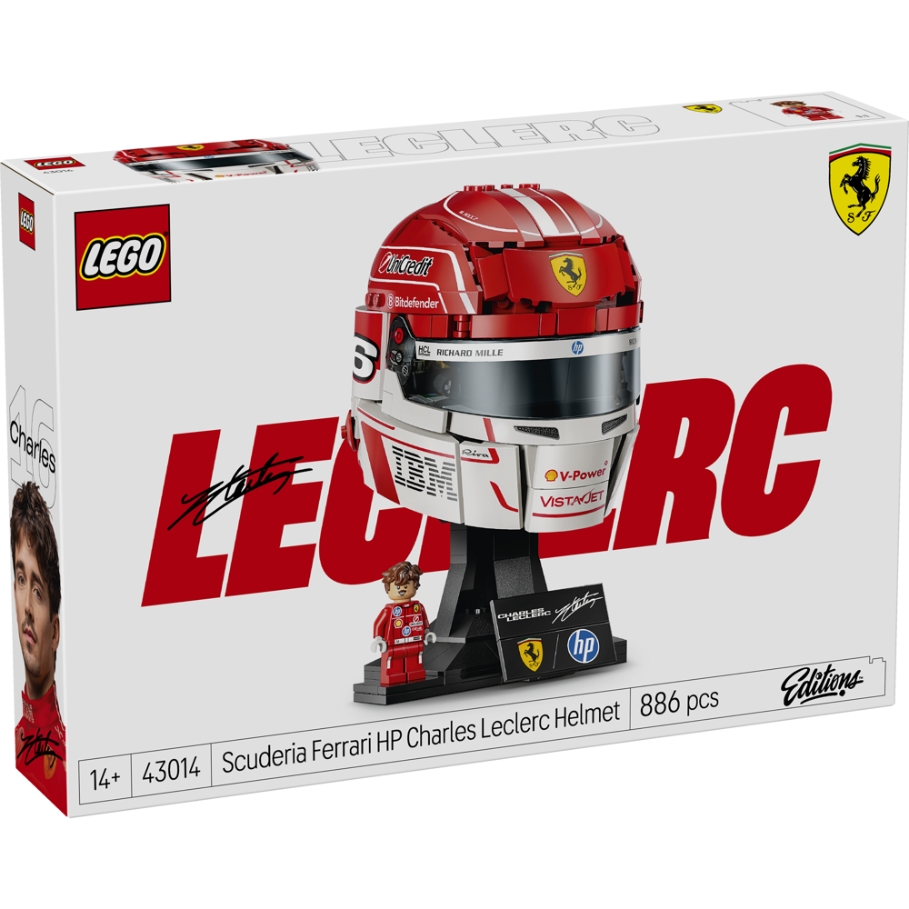 Lego Charles Leclerc Racing Helmet